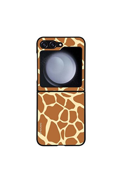 OEM Θήκη Sonique Animal Print Series για Samsung Galaxy Z Flip 5 Giraffe 02