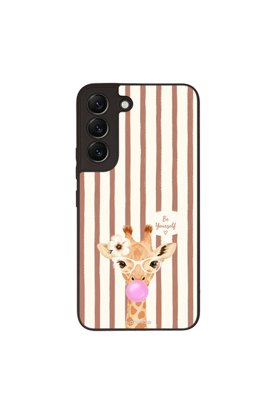 OEM Θήκη Sonique Stripe Stories Series για Samsung Galaxy S22 Καφέ - Καμηλοπά...