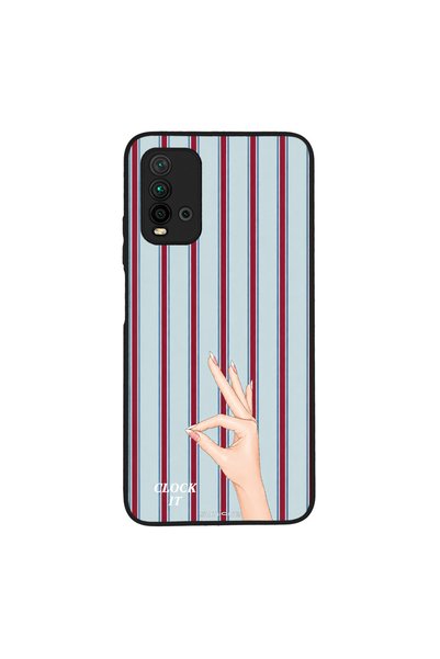 OEM Θήκη Sonique Stripe Stories Series για Xiaomi Redmi 9T Clock It