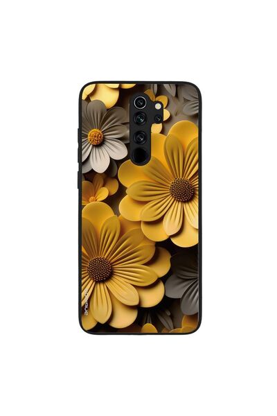 OEM Θήκη Sonique 3D Flower Series για Xiaomi Redmi Note 8 Pro Κίτρινο