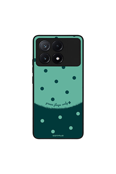 OEM Θήκη Sonique Delulu Polka Era Series για Xiaomi Poco X6 Pro 5G Green Flags
