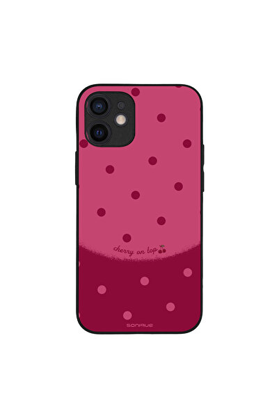 OEM Θήκη Sonique Delulu Polka Era Series για Apple iPhone 12 mini Top Cherry