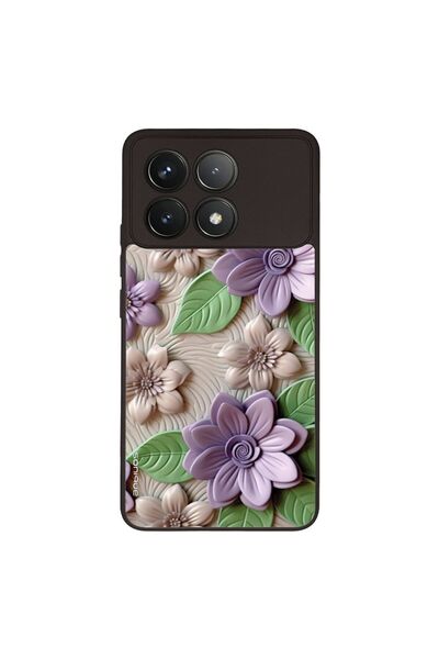 OEM Θήκη Sonique 3D Flower Series για Xiaomi Poco F6 Pro 5G Βιολετί