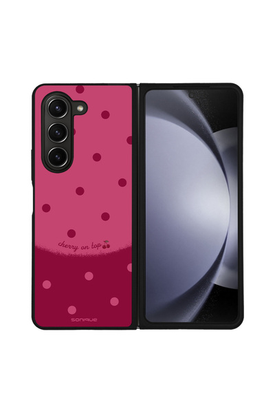 OEM Θήκη Sonique Delulu Polka Era Series για Samsung Galaxy Z Fold 5 Top Cherry