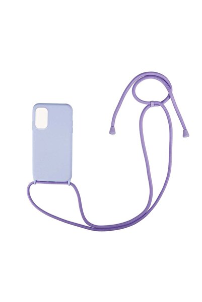 OEM Θήκη Σιλικόνης με Κορδόνι CarryHang Sonique Xiaomi Poco M3 / Redmi 9T Λιλά