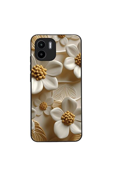 OEM Θήκη Sonique 3D Flower Series για Xiaomi Redmi A1 / Redmi A2 Λευκό
