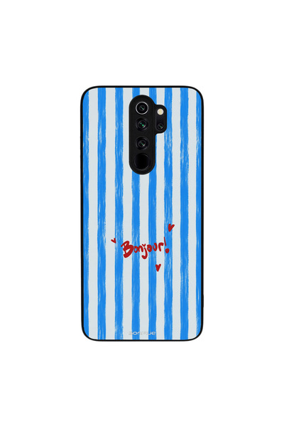 OEM Θήκη Sonique Stripe Stories Series για Xiaomi Redmi Note 8 Pro Bonjour Blue