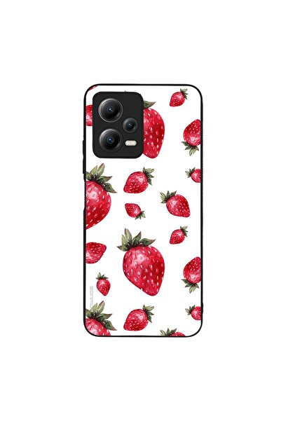 OEM Θήκη Sonique Fruit Series για Xiaomi Redmi Note 12 5G / Poco X5 5G Φράουλ...