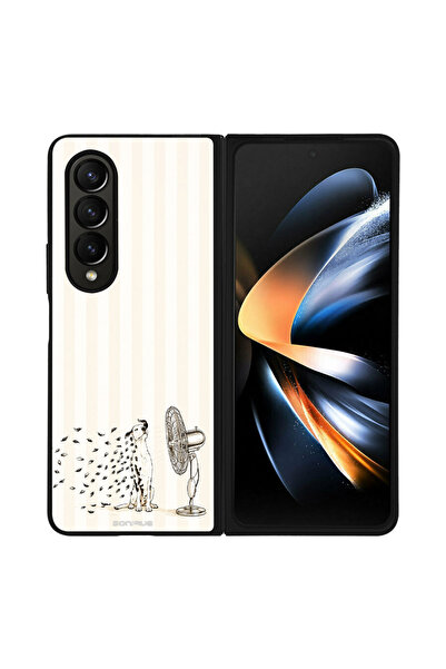 OEM Θήκη Sonique Σειράς Stripe Stories για Samsung Galaxy Z Fold 4 Cool Dog
