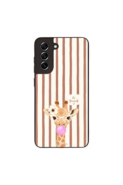 OEM Θήκη Sonique Stripe Stories Series για Samsung Galaxy S21 FE Καφέ - Καμηλ...