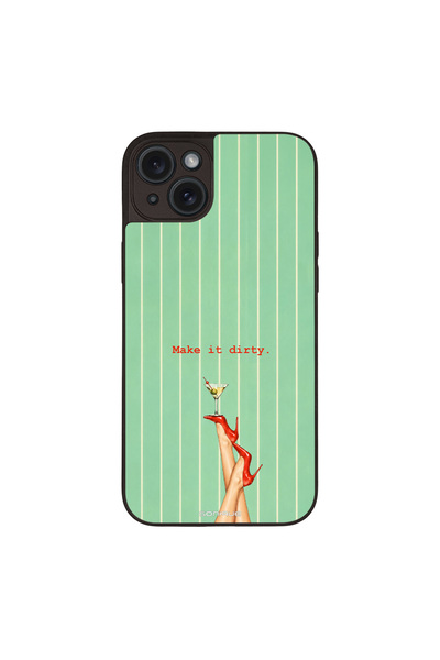 OEM Θήκη Sonique Stripe Stories Series για Apple iPhone 15 Plus Martini