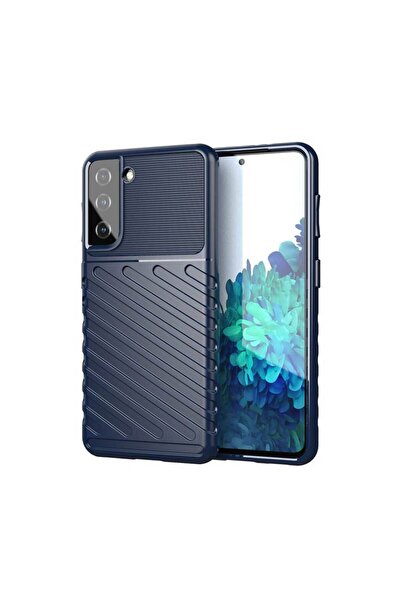 OEM Θήκη Κινητού Thunder Case Flexible Tough Rugged Samsung Galaxy S21 Μπλέ