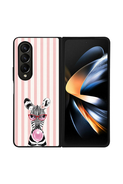 OEM Θήκη Sonique Stripe Stories Series για Samsung Galaxy Z Fold 4 Ζέβρα – Τσ...