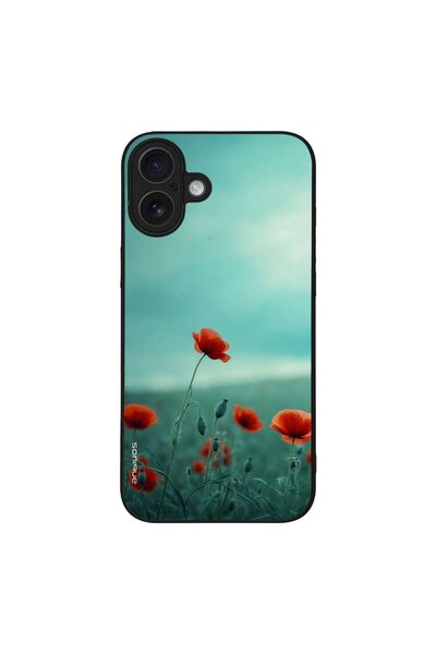 OEM Θήκη Sonique Sunset in Eden Series για Apple iPhone 16 Plus Scarlet Poppy