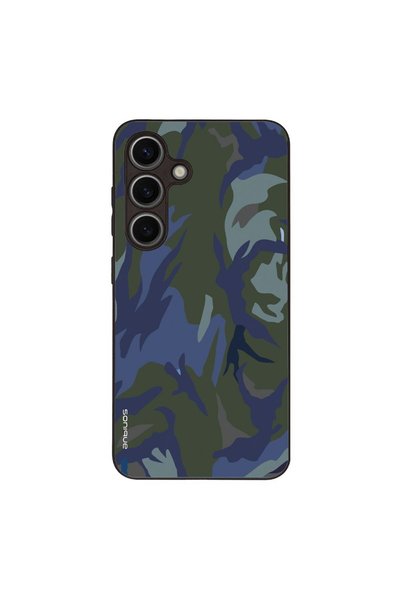 OEM Θήκη Sonique Σειρά Καμουφλάζ Στρατού για Samsung Galaxy S24 Μπλε 01