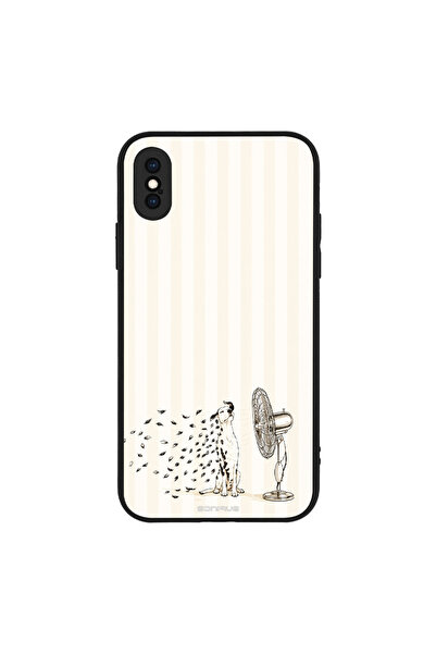 OEM Θήκη Sonique Σειράς Stripe Stories για Apple iPhone X / iPhone XS Cool Dog