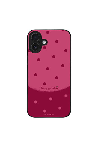 OEM Θήκη Sonique Delulu Polka Era Series για Apple iPhone 16 Plus Top Cherry