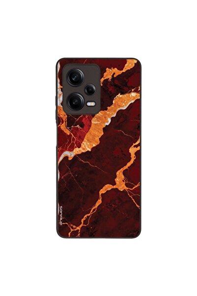 OEM Θήκη Sonique Marble Series για Xiaomi Redmi Note 12 Pro 5G Κόκκινο