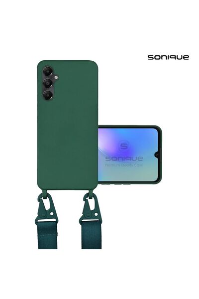 OEM Θήκη Σιλικόνης με Strap CarryHang Sonique Samsung Galaxy A05s 4G Πράσινο ...