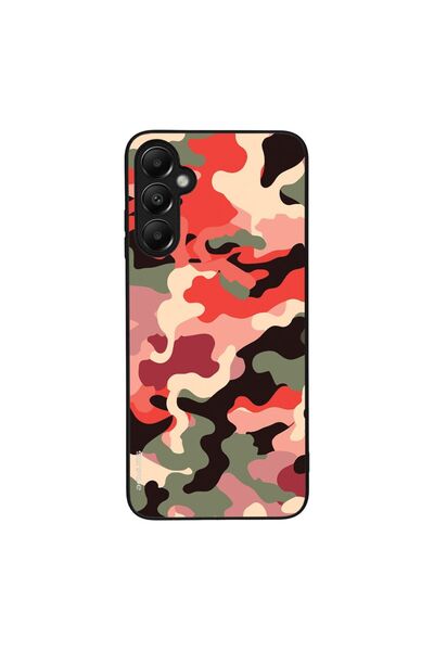 OEM Θήκη Sonique Camouflage Army Series για Samsung Galaxy A05s 4G Κόκκινο