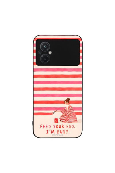 OEM Θήκη Sonique Stripe Stories Series για Xiaomi Poco M5 Feed Your Ego