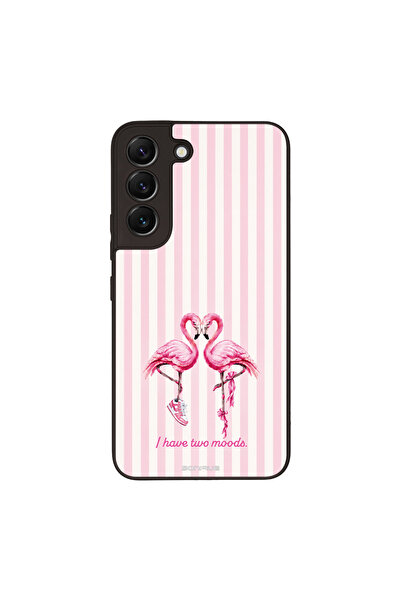 OEM Θήκη Sonique Stripe Stories Series για Samsung Galaxy S22 Φλαμίνγκο