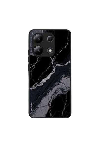 OEM Θήκη Sonique Marble Series για Xiaomi Redmi Note 13 4G Μαύρο 02