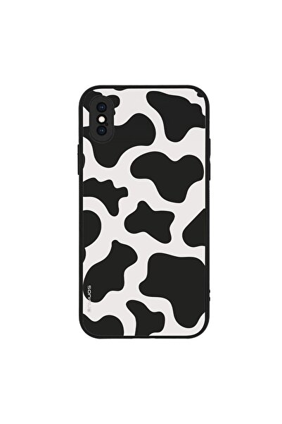OEM Θήκη Sonique Σειρά Animal Print για Apple iPhone X / iPhone XS Cow 01