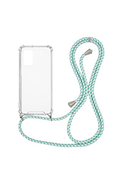 OEM Θήκη Σιλικόνης με Κορδόνι Sonique Armor Clear Samsung Galaxy A32 5G Rainb...