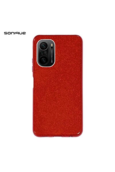 OEM Θήκη Σιλικόνης Sonique Shiny Xiaomi Poco F3 / Mi 11i Κόκκινο