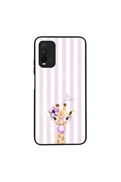 OEM Θήκη Sonique Stripe Stories Series για Xiaomi Redmi 9T Λιλά- Καμηλοπάρδαλ...