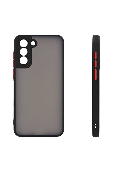 OEM Θήκη Σιλικόνης Color Button Bumper Sonique Samsung Galaxy S21 Plus Μαύρο