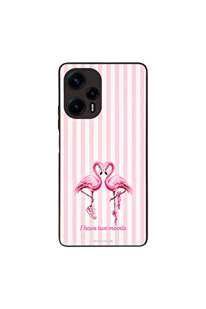 OEM Θήκη Sonique Stripe Stories Series για Xiaomi Poco F5 5G Φλαμίνγκο