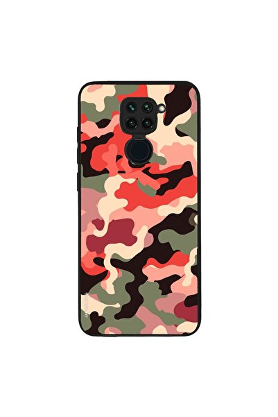 OEM Θήκη Sonique Camouflage Army Series για Xiaomi Redmi Note 9 Κόκκινο