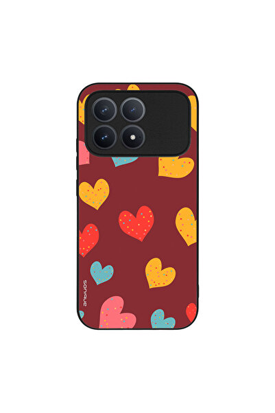 OEM Θήκη Sonique Heart Series για Xiaomi Poco F8 Pro 5G Μπορντώ