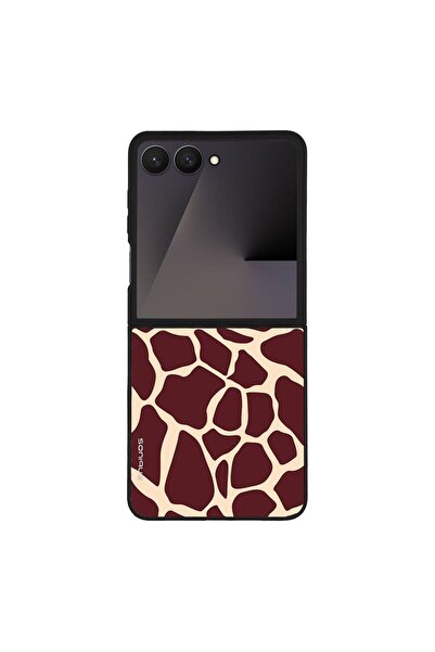 OEM Θήκη Sonique Animal Print Series για Samsung Galaxy Z Flip 7 Giraffe 03