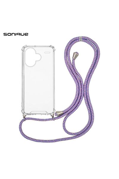 OEM Θήκη Σιλικόνης με Κορδόνι Sonique Armor Clear Xiaomi Redmi Note 13 Pro Pl...