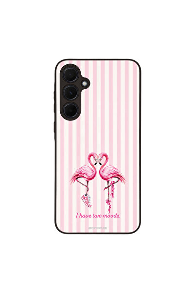OEM Θήκη Sonique Stripe Stories Series για Samsung Galaxy A35 5G Φλαμίνγκο