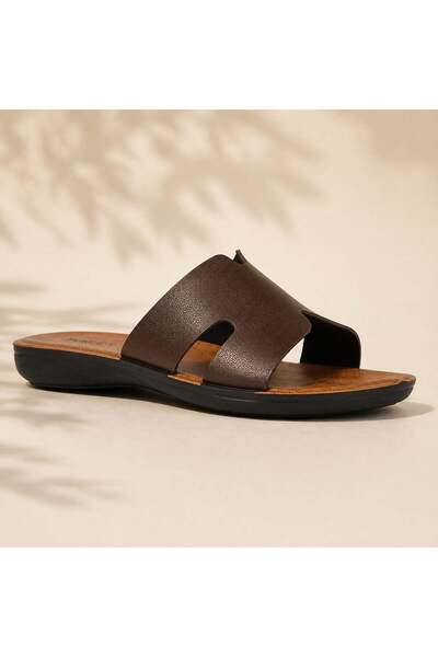 rs riva shoes نعال نسائية من الجلد البني مريحة للاستخدام اليومي في الصيف والشاطئ والحديقة والمنزل والداخل والخارج