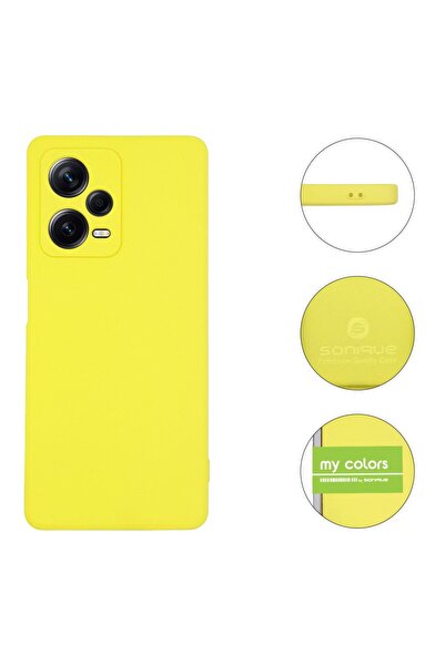 OEM Θήκη Σιλικόνης My Colors Sonique Xiaomi Redmi Note 12 Pro Plus Κίτρινο