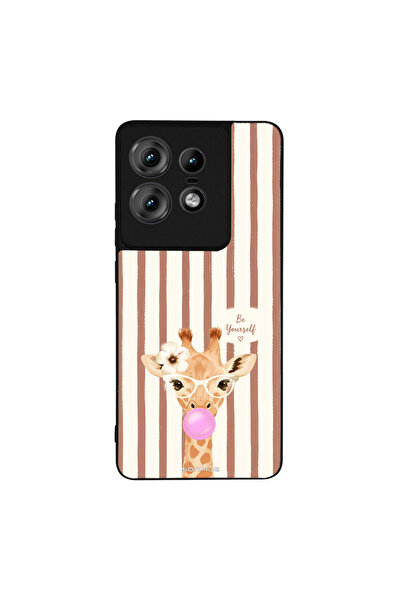 OEM Θήκη Sonique Stripe Stories Series για Motorola Edge 50 Pro 5G Καφέ - Καμ...