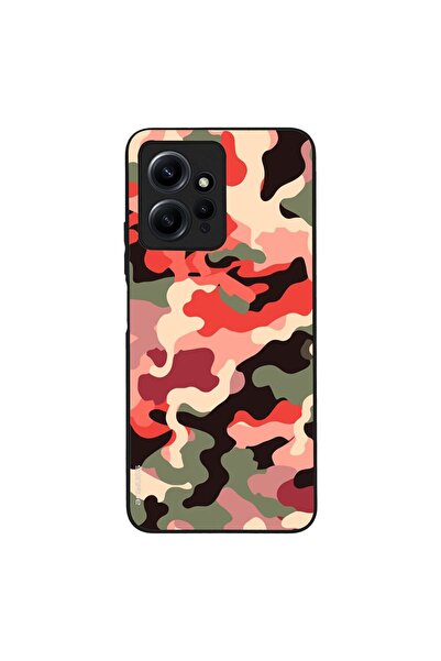 OEM Θήκη Sonique Camouflage Army Series για Xiaomi Redmi Note 12 4G Κόκκινο
