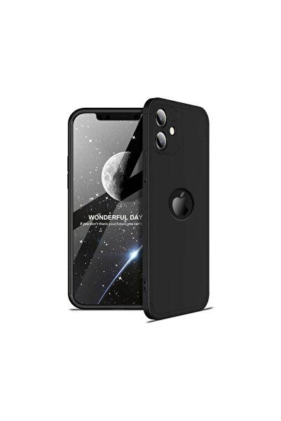 OEM GKK 360 Πλήρης Προστασία Σώματος για Apple iPhone 12 mini Μαύρο