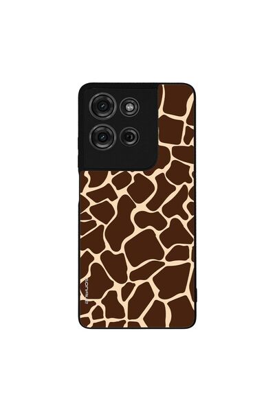 OEM Θήκη Sonique Animal Print Series για Motorola Moto G75 5G Giraffe 01