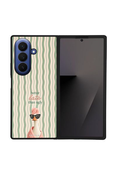 OEM Θήκη Sonique Stripe Stories Series για Samsung Galaxy Z Fold 7 Better Late