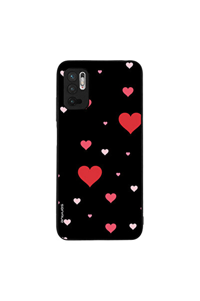 OEM Θήκη Sonique Heart Series για Xiaomi Redmi Note 10 5G / Poco M3 Pro 5G Μαύρο