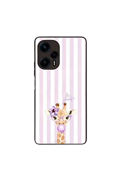 OEM Θήκη Sonique Stripe Stories Series για Xiaomi Poco F5 5G Λιλά- Καμηλοπάρδ...