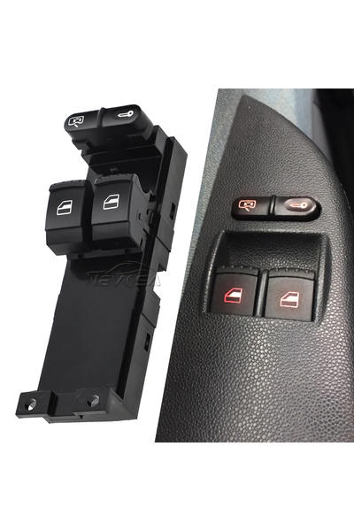 Choice Window Red For VW Golf MK4 Jetta Passat Bora Seat Leon Toledo For Skod...