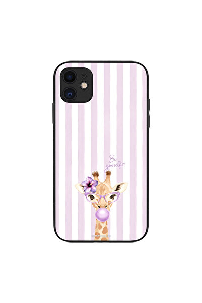 OEM Θήκη Sonique Stripe Stories Series για Apple iPhone 11 Λιλά- Καμηλοπάρδαλ...