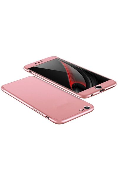 OEM GKK 360 Πλήρης Προστασία Σώματος Apple iPhone 6/6s Ροζ Χρυσό